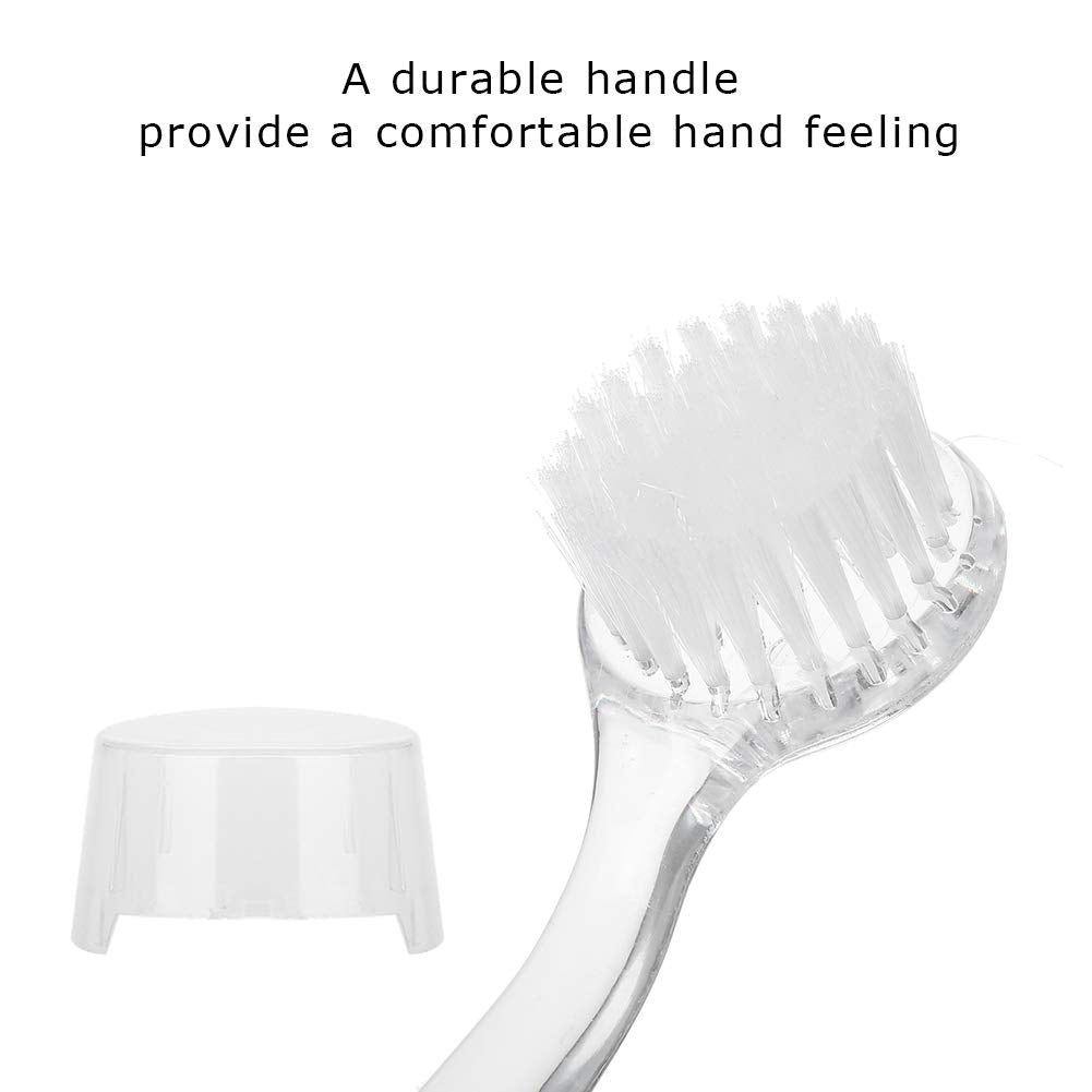 5Pcs Soft Nail Dust Cleaning Brush, Nail Nail Dust Brush Nail Brushes Manicure Diy Tool For For Salon And Home(White)