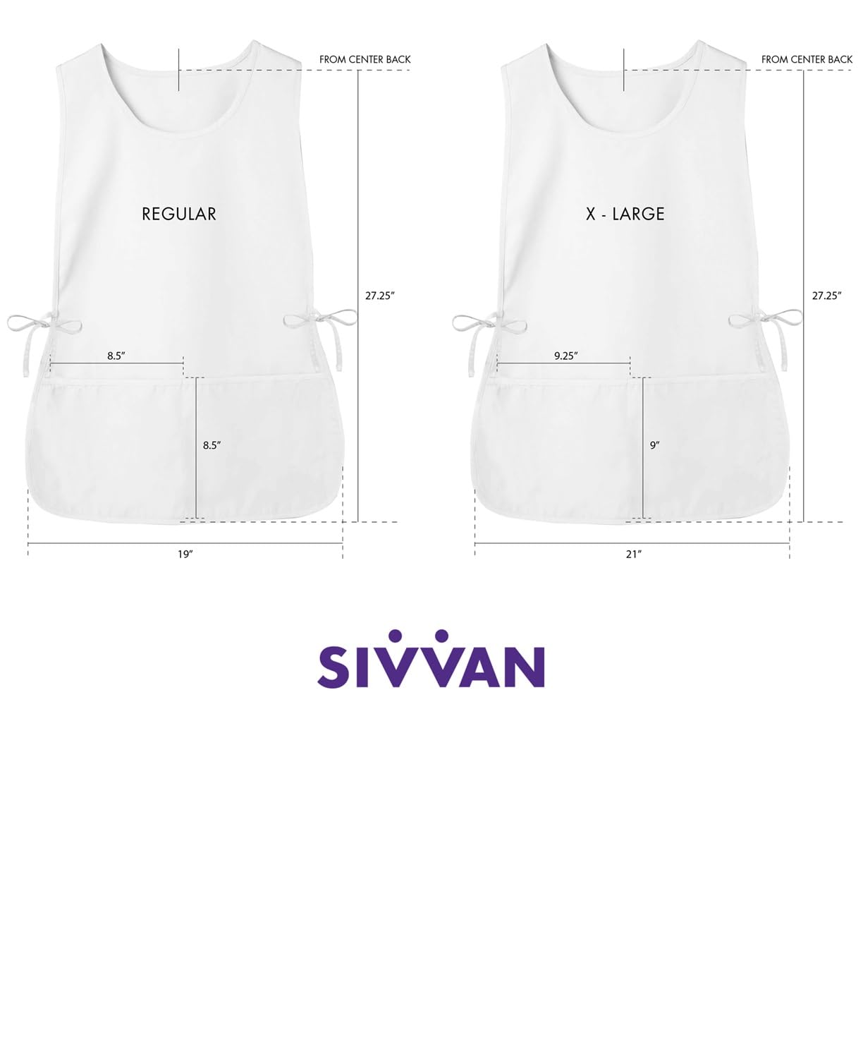 Sivvan Unisex Apron - Cobbler Apron 3-Pack - S87003 - Ceil Blue - R