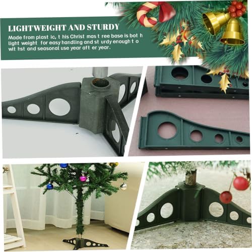 Christmas Tree Stand Removable Plastic Triangle Christmas Tree Base Replacement for Xmas Trees 0.79" in Diameter