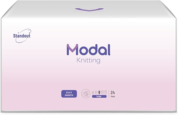 Large Women’s Sanitary Pads with Wings,Unscented & Breathable Menstrual Pad,Heavy Absorbency Period Pads,Soft & Comfortable Feminine Care - 24 Count