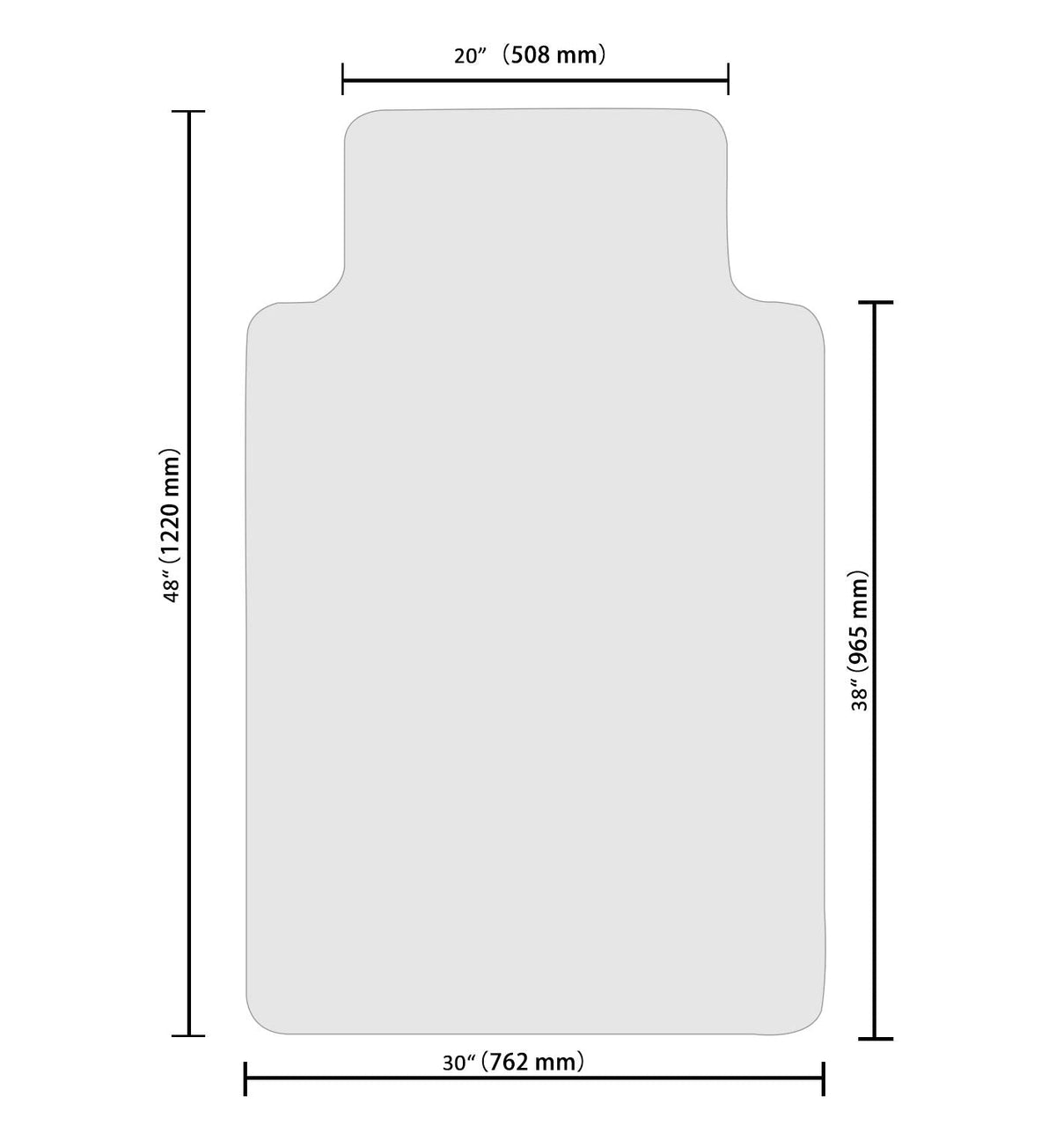 Office Chair Mat for Hardwood Floor