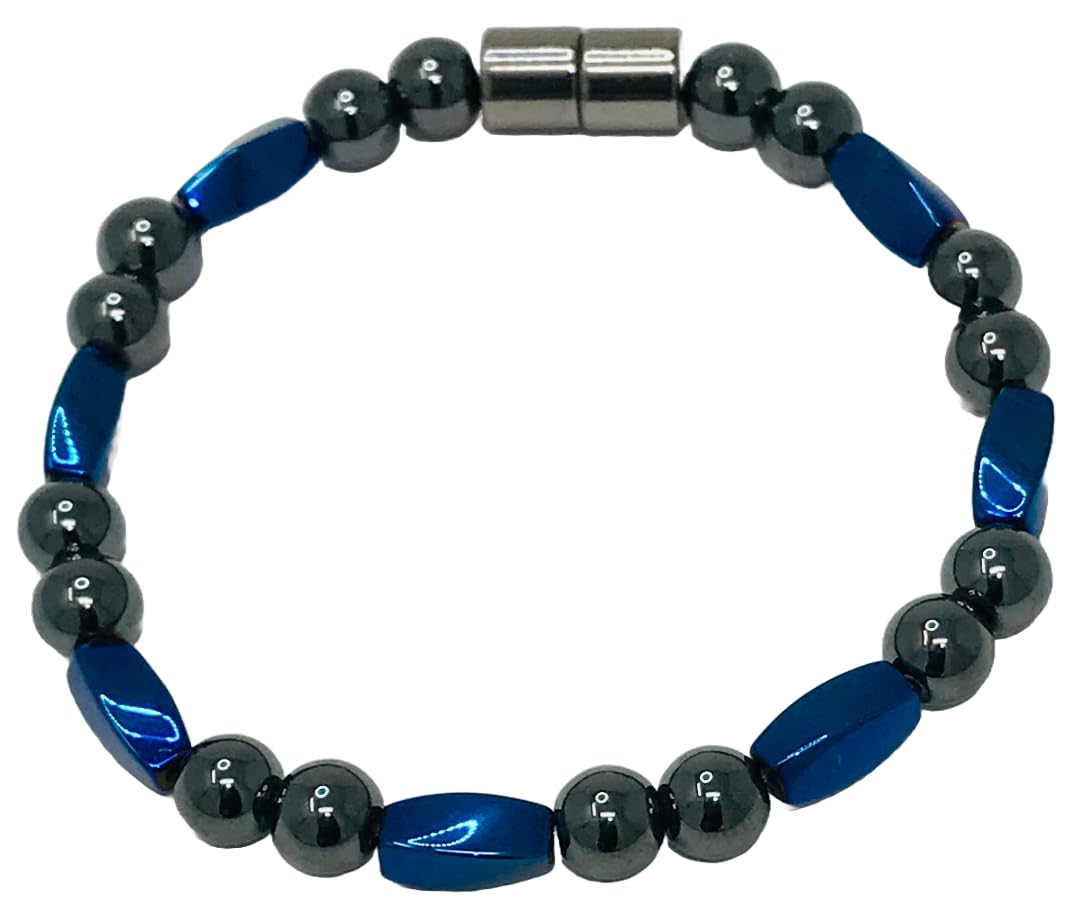 High Power Magnetic Hematite Bracelet (9.25 Inches)