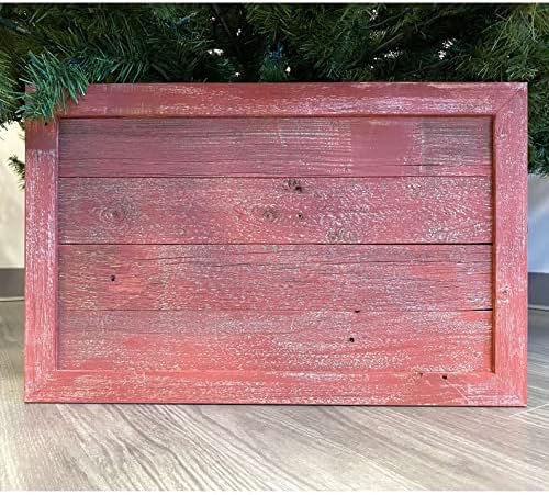 BARNWOODUSA Christmas Tree Collar or Box Made of Reclaimed Wood – Rustic Tr