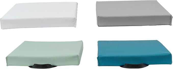 Factory Direct Partners Softscape Toddler, 12" Square, 4-Piece-Glacier Floor Cushion