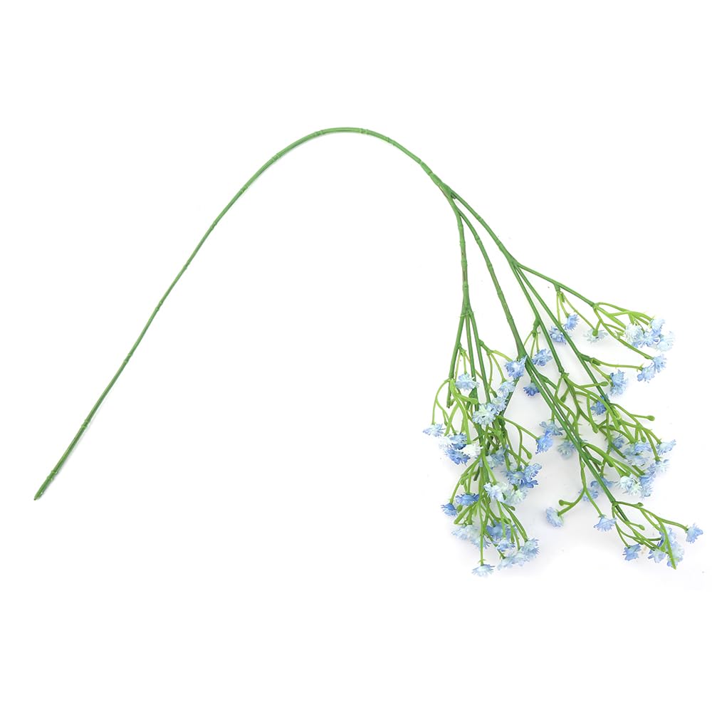 LYLYFAN Babys Breath Artificial Flowers,30 Pcs Gypsophila Faux Flowers for Wedding Party Home Garden Decoration Blue