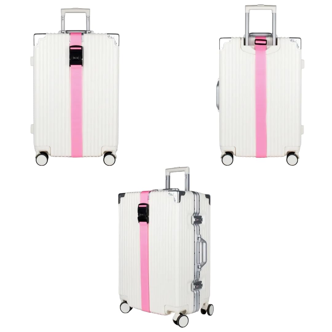 Travel Accessories Set, Passport Holder with Luggage Tag, Digital Scale 110lb, Suitcase Strap with Lock