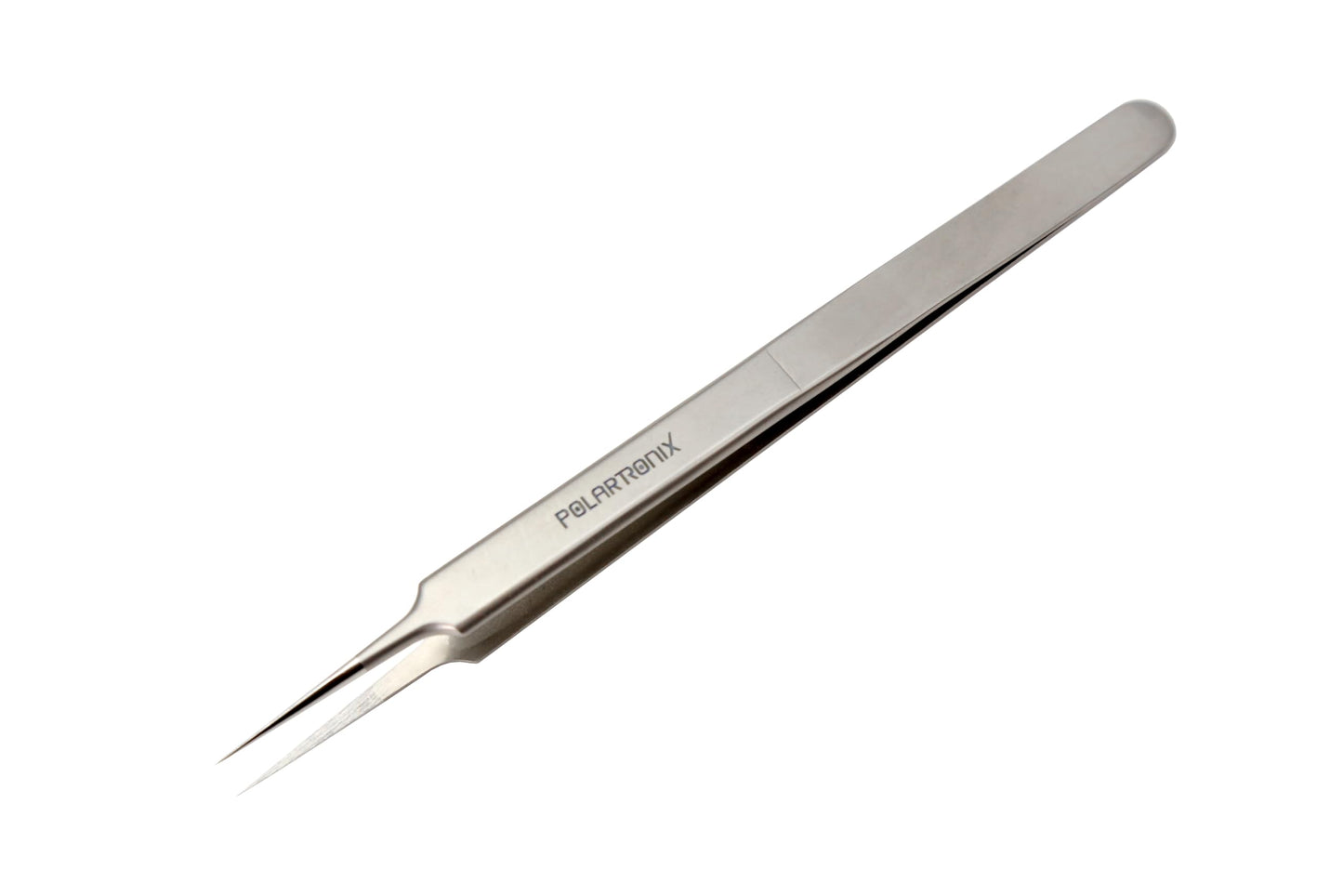 Ultra Fine Tip Tweezers Straight Tip Precision Titanium Alloy ESD Safe Micro Soldering Motherboard Work For iPhone iPad German, Silver Crafting, Watch repair ic holder 0.1mm