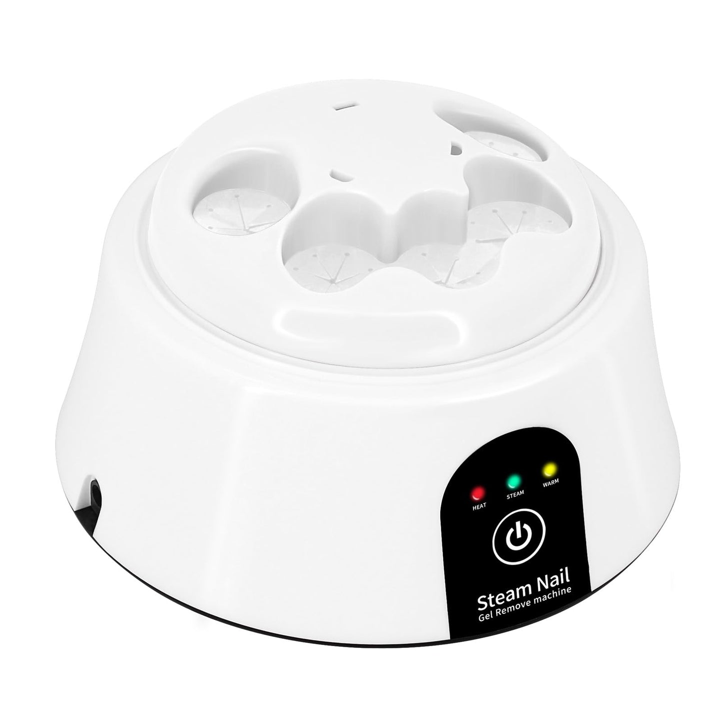 Nail Soaking Bowl, Electric Soak off Bowl Manicure Soaker for Gel Nail Polish Remover, Acrylic Nails, Dip Powder Remover, White