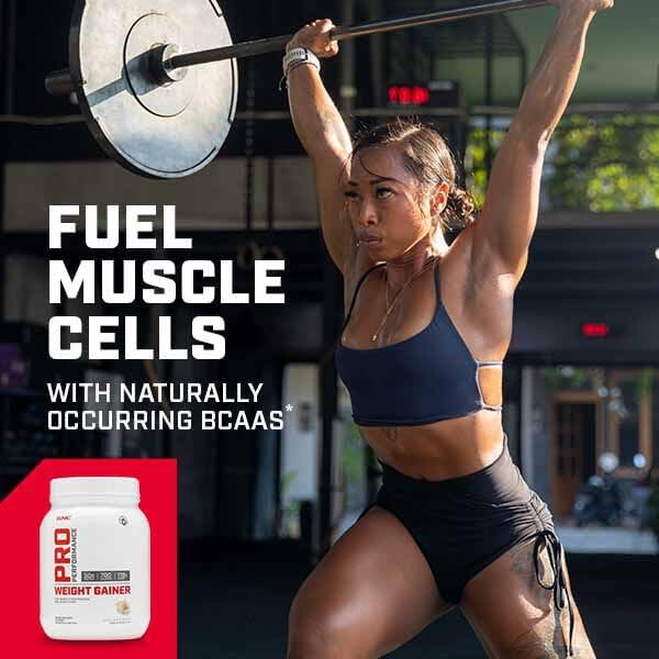 GNC Pro Performance Weight Gainer Protein Powder, 50g Protein, High Calorie, 700 Calories, Supports Mass and Muscle Recovery, MCT, BCAA, 3rd Party Tested, Double Chocolate, 6 Servings, 2.5 lbs