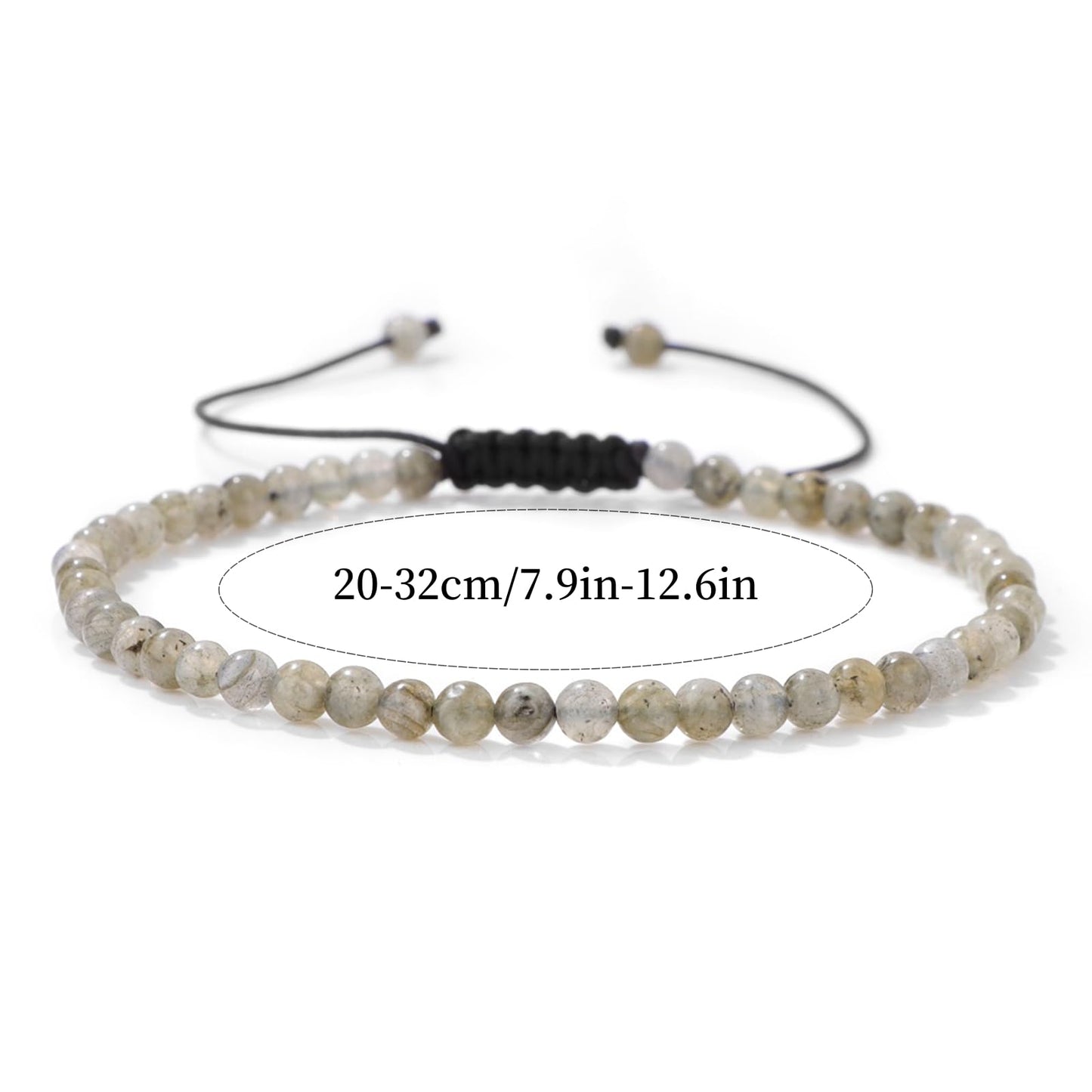 Lit Wall Labradorite Anklets for Women Handmade Beach Boho Ankle Bracelet Waterproof Natural Stone Anklet Adjustable Beaded Ankle Bracelet Plus Size Anklets Gemstone Anklet Jewelry Gift for Her