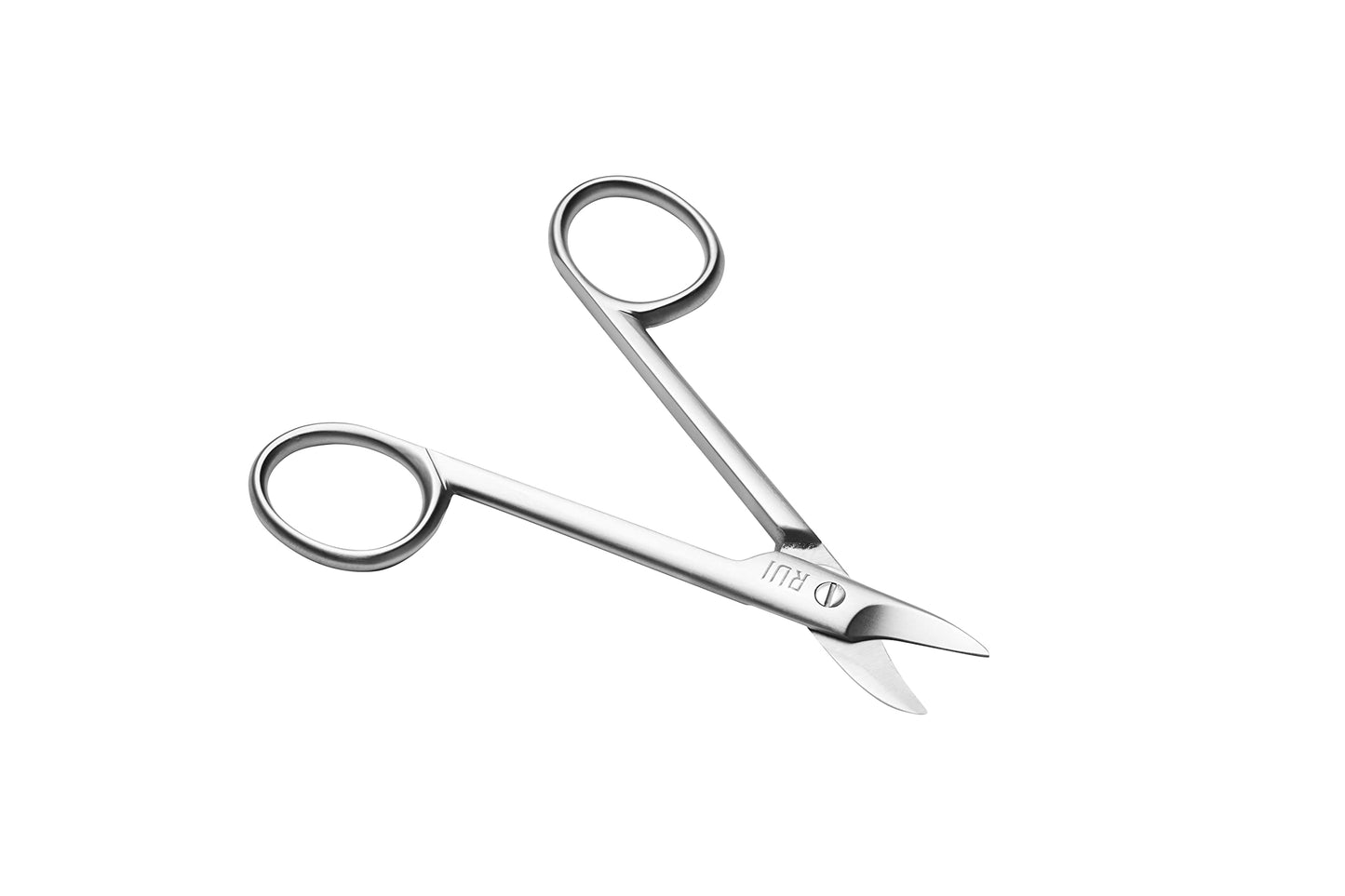 Rui Smiths Pro Precision Toenail Scissors | Stainless Steel Pedicure Trimmer Cutter with Micro-Serrated, Anti-Skid Cutting Edges and Long Handles For Hard Nails | Made in Solingen, Germany