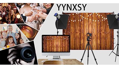 YYNXSY Brown Wood Backdrops for Photography Vintage Brown Background Thin Vinyl Material Applicable to Baby Shower Banners Photo Booth Studio Props 7X5FT YY-516