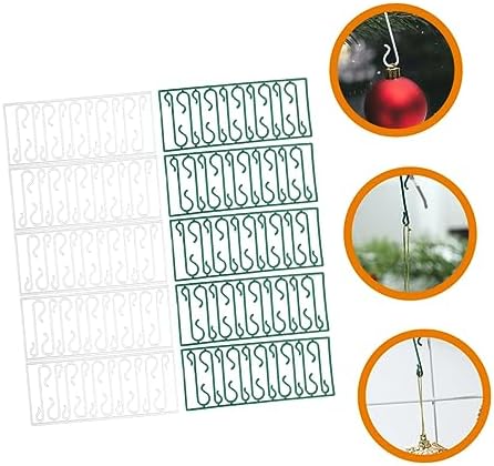 100pcs Holiday Hooks for Christmas Tree Decoration Hanging Hooks for Ornaments Xmas Supplies Holiday Parties