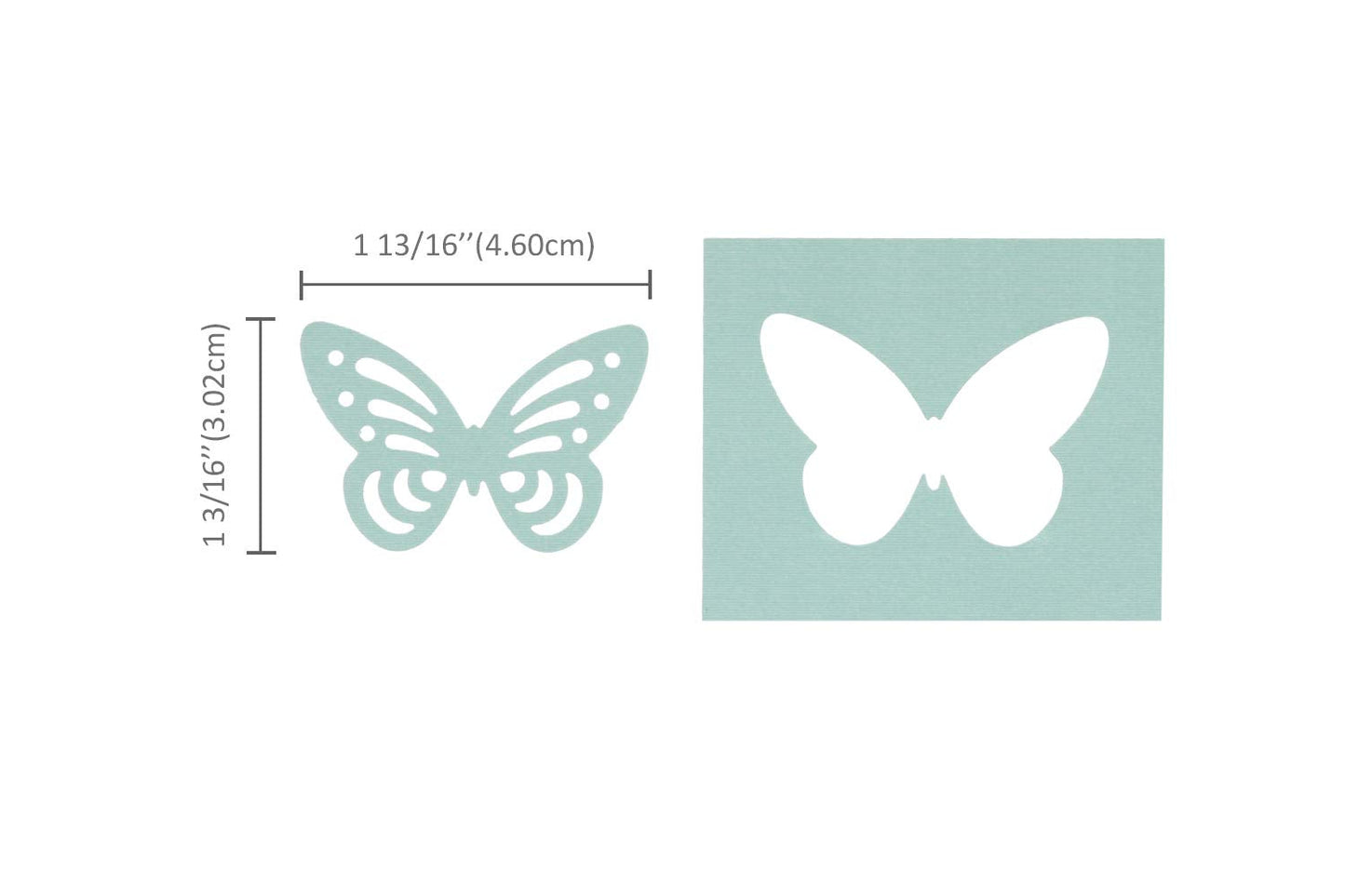 Bira Craft 1.5 inch Butterfly Silhouette Craft Lever Punch for Scrapbooking and Arts(Butterfly)