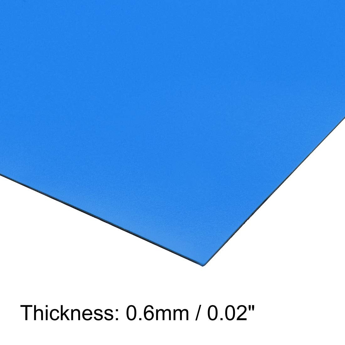 uxcell 5 Pcs Dry Erase Magnetic Strip 11.7" x 8" Magnetical Sheet Labels Stickers Writable Blue for Whiteboards Refrigerator and Crafts