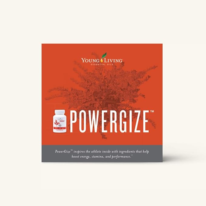 Young Living - PowerGize 60 Capsules | Workout Support Supplement for Men & Women | Supports Muscle Health, Energy, and Stamina for Active Lifestyles