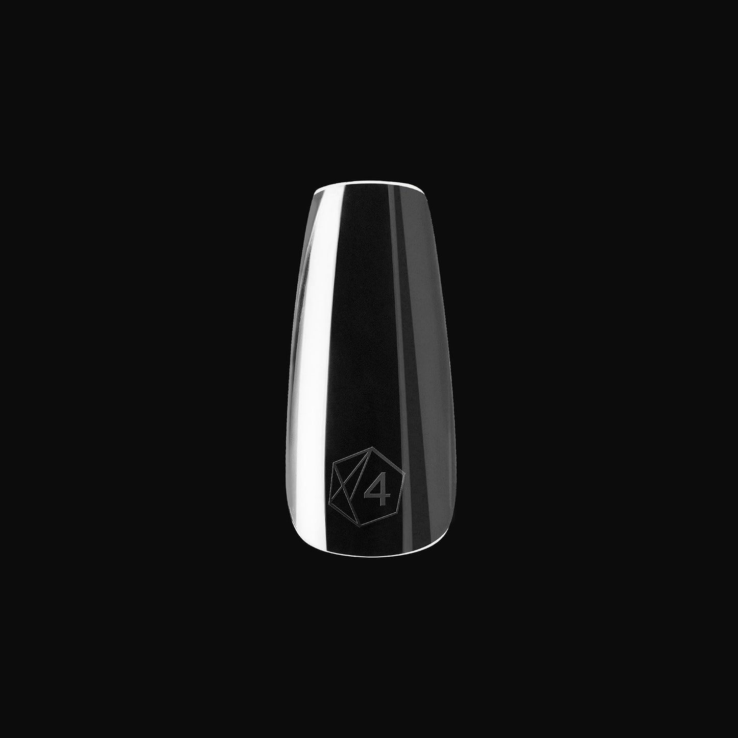 Aprés Gel-X® Sculpted Coffin Medium Tip Box | 500pc Gel-X Tips, 11 Sizes 00-9, Premium Quality
