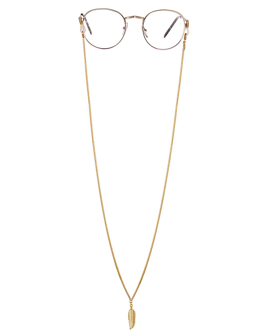 AllenCOCO Glasses Chain, Eyeglass Strap For Women Sunglasses - 14K Gold Eyeglasses Chain, Eye Glasses Holders Around Neck