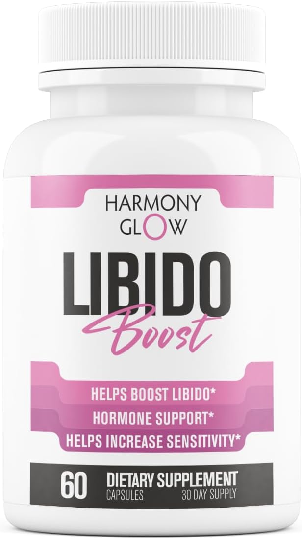 Libido Booster for Women - Desire & Aphrodisiac Support for Adult Women | 14 Research Backed Ingredients to Support Female Wellness | Heighten Pleasure, Improve Mood, Hormone Support - 60 Capsules