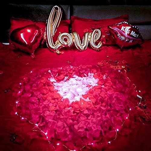 Dried Red Rose Petals 1.75oz/50g, Real Natural Dried Rose Petals for Bath, Soap Making, Candle Making, Wedding, Confetti, DIY Crafts, Non Edible (Red)