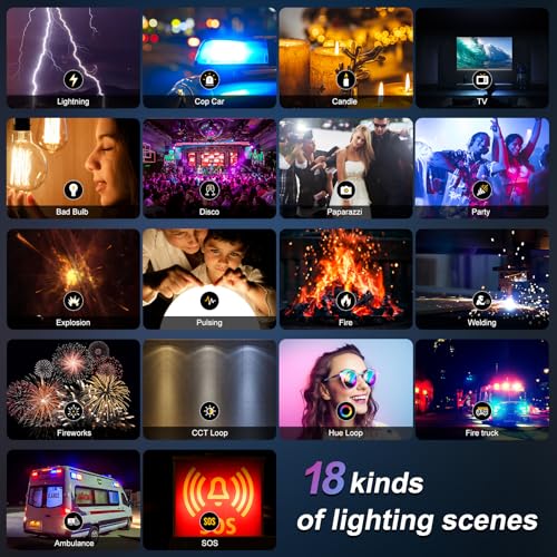 GVM RGB Photography Lighting Kits with 2 Softboxes, 880RS 60W Studio Lights with Bluetooth Control, 2 Packs Video Light with 18 Lighting Scenes, led Panel Lights for Video Recording, 8330lux/0.5M - size: 2 Packs with Softbox
