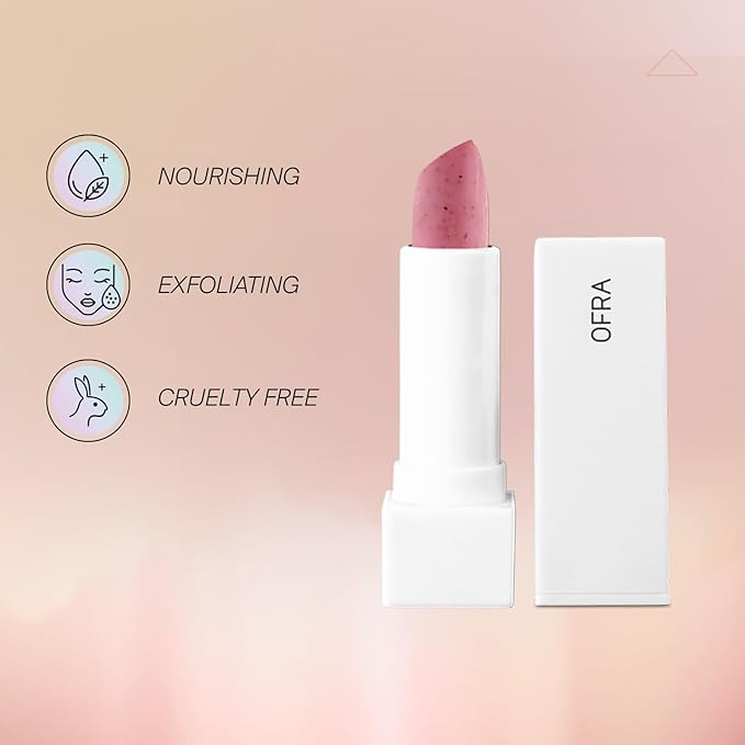 OFRA Lip Exfoliator | Lip Exfoliating Scrub for Smooth, Soft Lips | Moisturizing Lip Scrub to Buff Away Dryness & Flakiness | Lip Treatment for Cracked Lips | 4.5 g