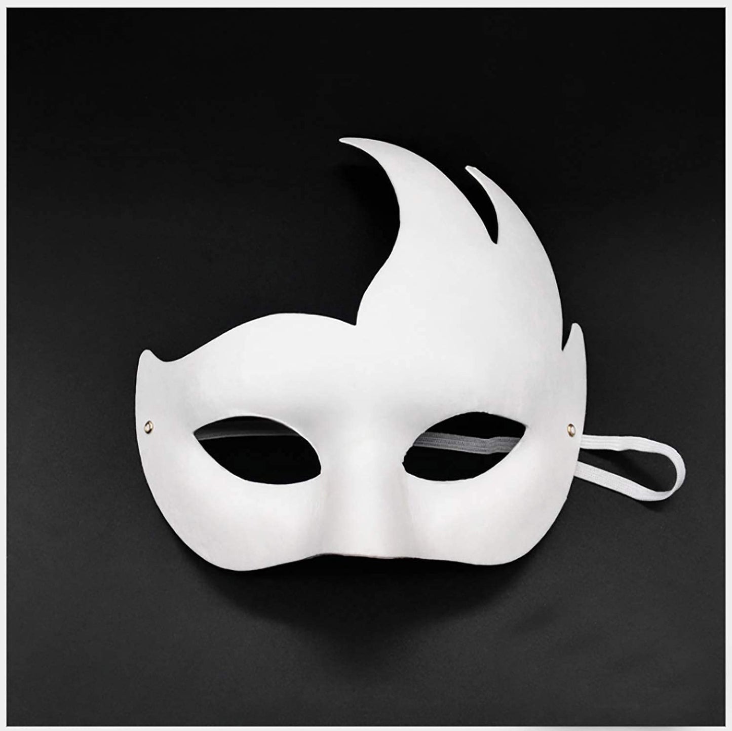 Timtop 14 PCS DIY White Masks Paper Half Face Masquerade Masks Craft Plain Mardi Gras Mask Paintable Blank Halloween Christmas Party Mask