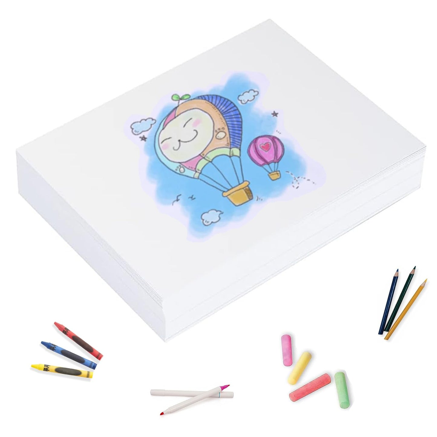 8.5"x11" Sketching Drawing Paper for Art Craft Supplies, White Paper for Sketch 200 Sheets