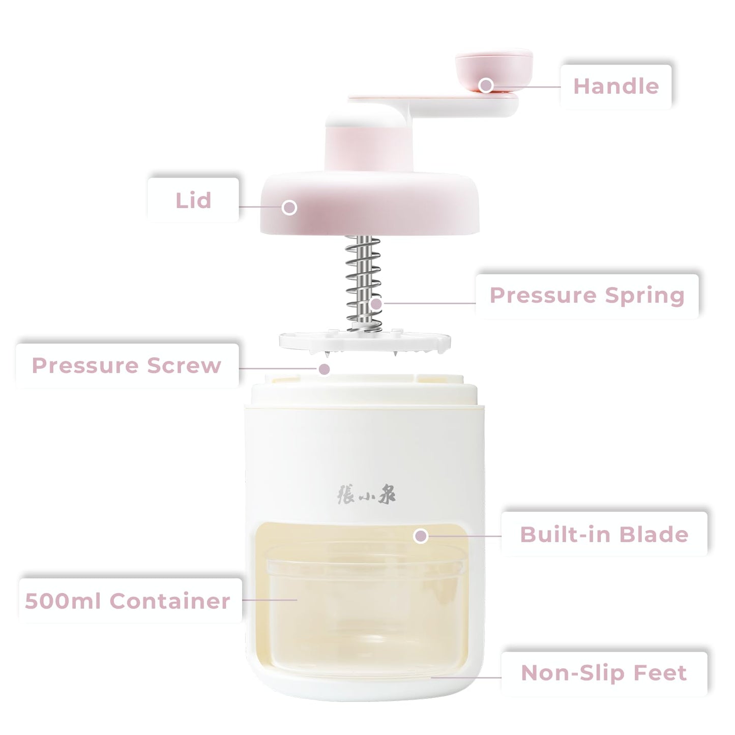Manual Ice Shaver Hand Crank Ice Crusher, Snow Cone Machine with Ice Trays, BPA Free, Ideal for Home & Camping Use