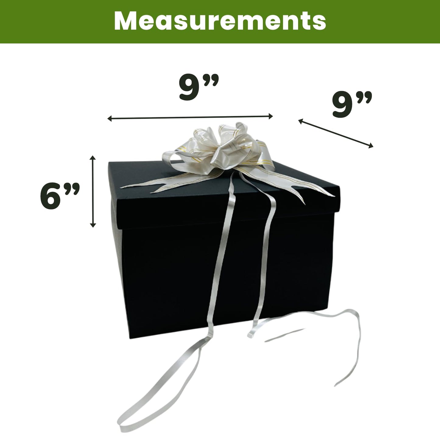 LOOMROOT Gift Box for Holidays, 5 Layer Surprise Picture Box Opens Up, Multi Layer DIY Photos Gift for Birthdays (BLACK)