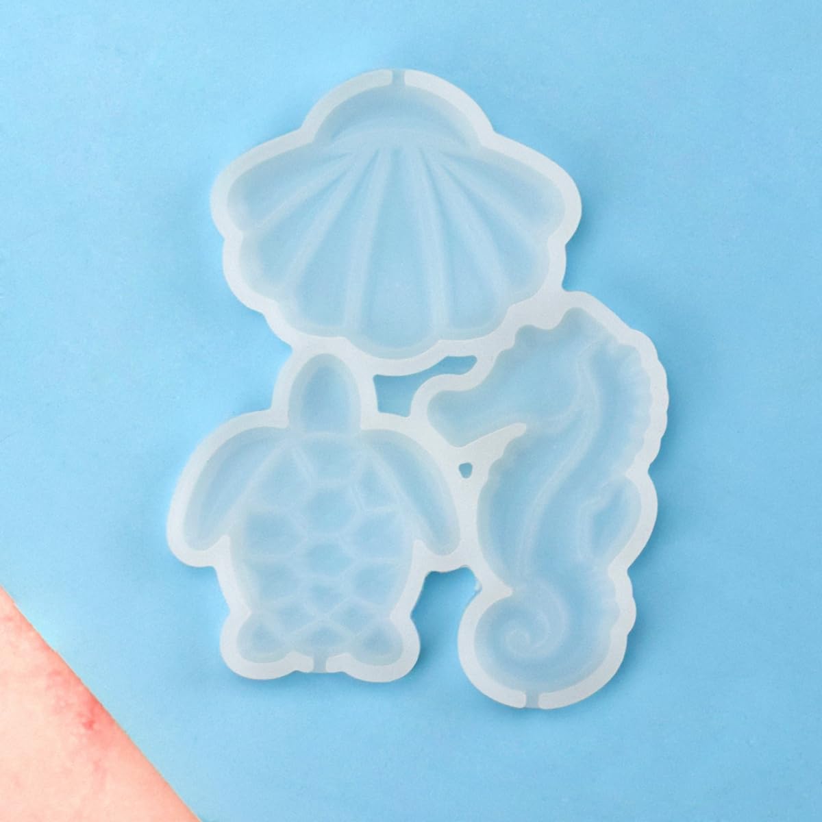 mostsom 2pcs/lot Sea Turtle Seahorse Shape Silicone Lollipop Candy Mold Homemade Kids Cake Chocolate Cookies Decorating Tools Mould Baking Pastry (E_ Turtle)
