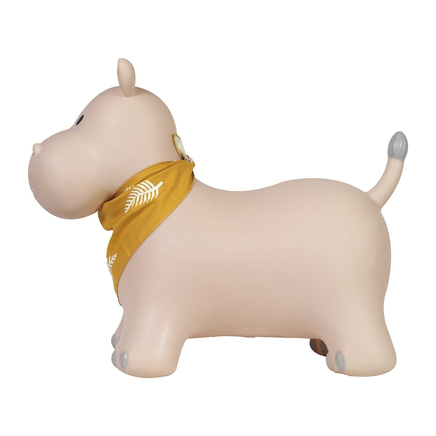Kindsgut Bouncy Animal Hopper – Inflatable Bouncing Ride-On Toy for Kids & Toddlers Age 2+, Designed in Germany, Indoor & Outdoor, Hippo