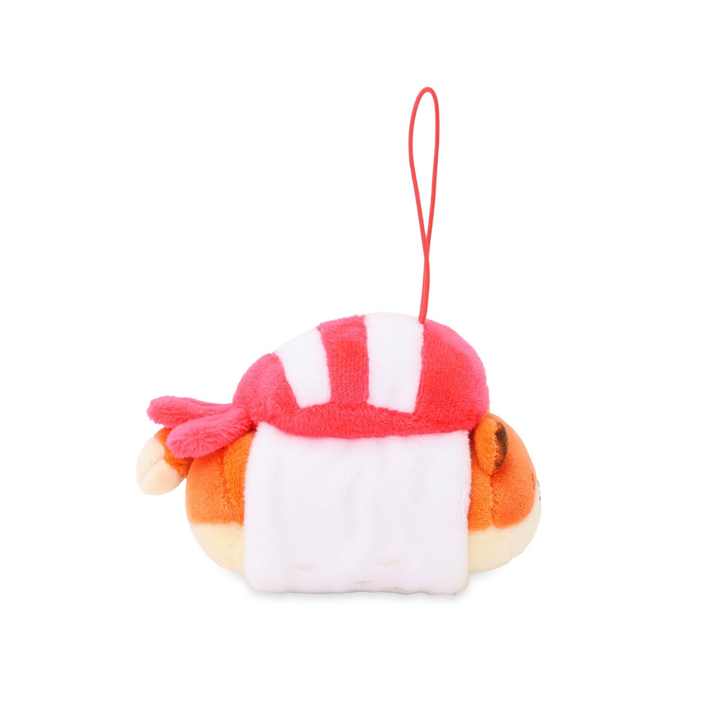 Anirollz Stuffed Animal Plush Keychain - Ornament Charm Toy Doll | Soft, Squishy, Warm, Cute, Comfort, Safe | Shrimp Sushi Outfitz with Fox - Birthday Decorations Gift 4" Foxiroll