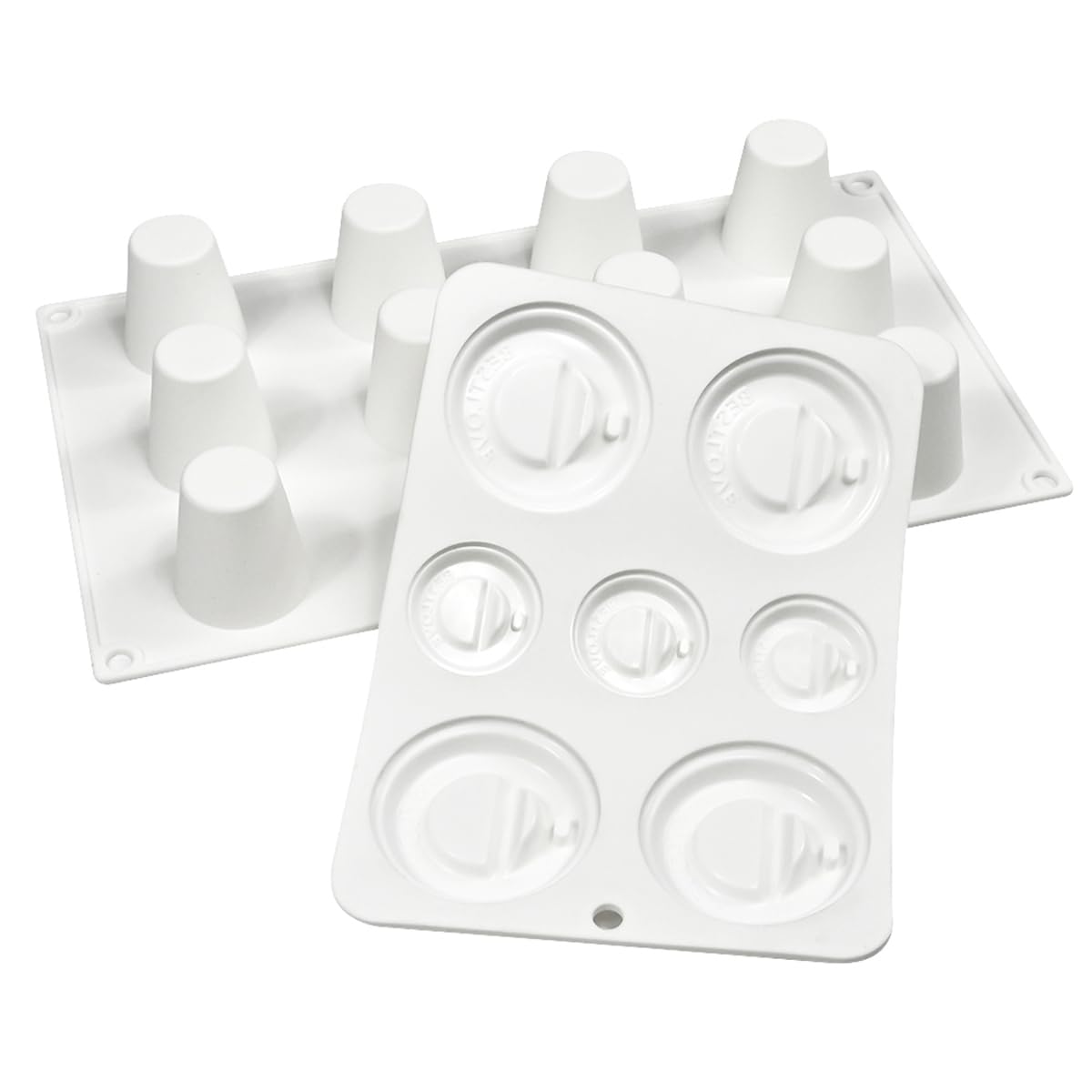 mostsom Cylinder Cup Shape Mousse Cake Mold For Making Chocolate Muffin Ice Shot Glass Mould Kitchen Baking Tool (A_ Small Cup)