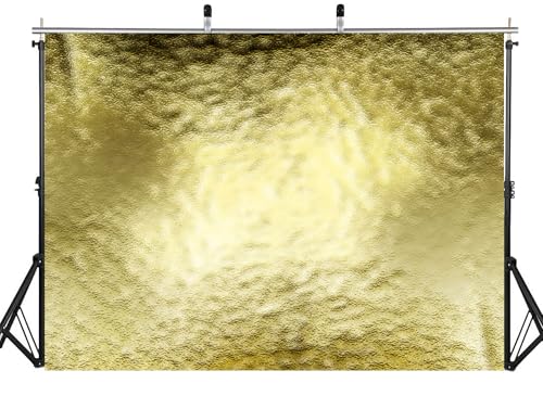 5x3ft Fabric Textured Golden Foil Background Backdrop Shimmering Metallic Surface Photography Background Luxe Glamour Charm Party Decor Home Tapestry Photo Props - size: 5X3ft