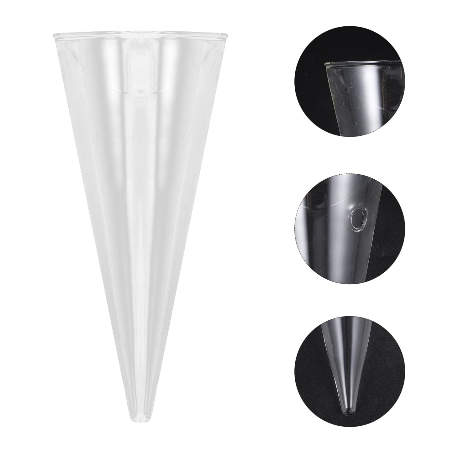 LIFKOME Wall Mounted Glass Shape Vase for Hydroponic Plants Creative Wall Hanging Planter Container Glass Terrarium for Indoor Decoration for Decor