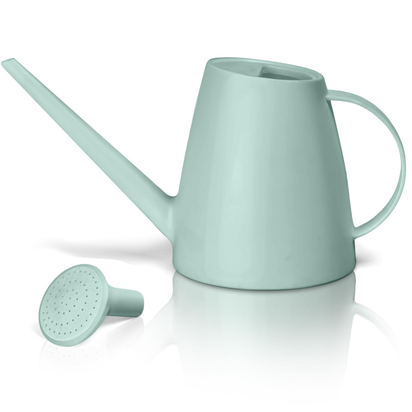 UFANME Plastic Watering Can - for Home Plant Garden - 1/2 Gallon - Light Green