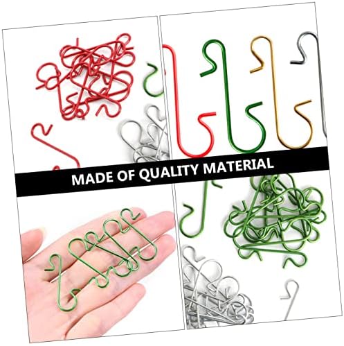 Garneck 300Pcs Flower Hooks Hanging Hooks for Christmas Tree Decorations for Ornaments Floral Arrangements Strong Plated for Parties Home Decor