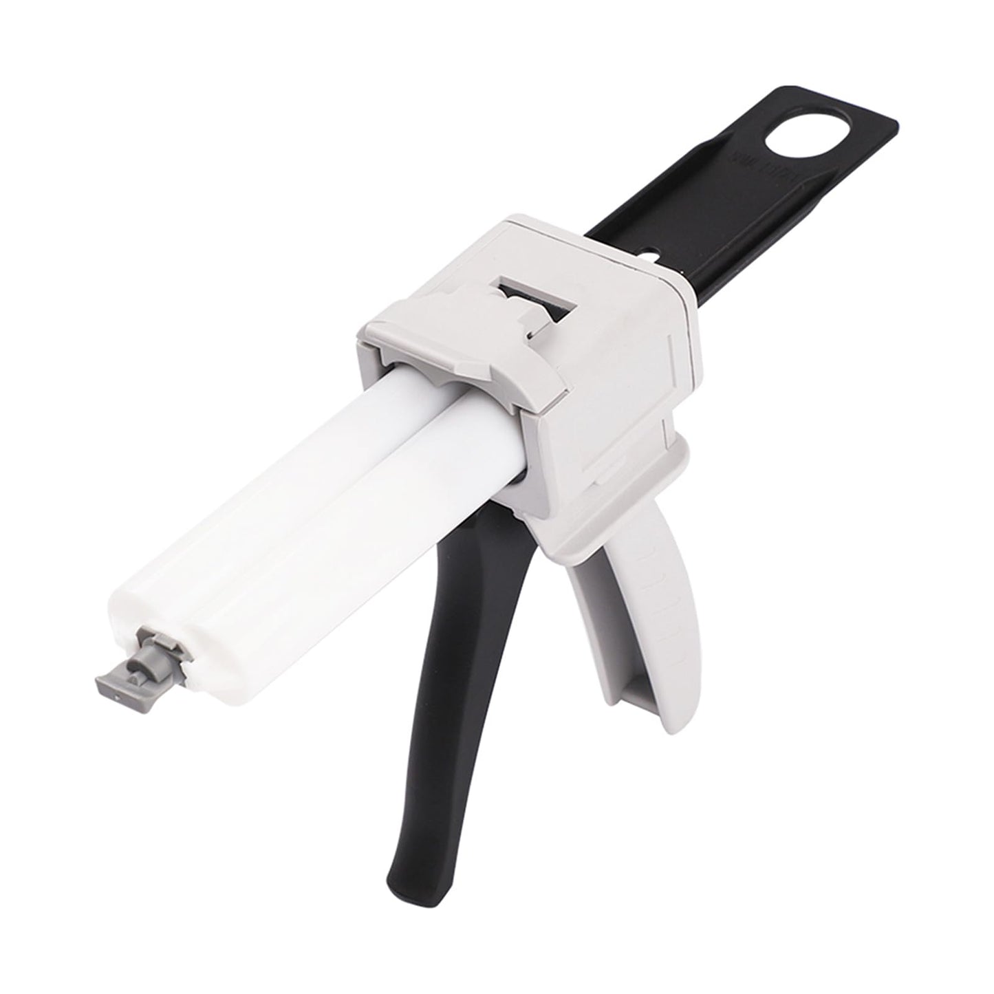 Dispensing gun 50ml two-component glue gun 1:1/2:1 epoxy glue gun epoxy gun, suitable for 1:1double cartridges, with 8pcs mixing nozzle (2:1 Dispensing gun)