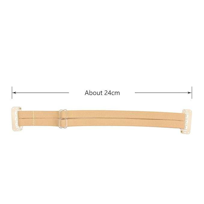 4 Pcs Facelift Bands with Clips Invisible Face Stretching Lifting Strap Adjustable Elastic Band Face Slimming Band (24cm Blonde Double Bands)