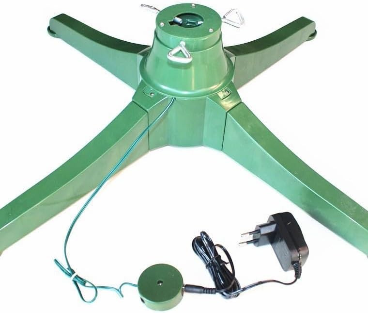 Christmas Tree Stand Base, 360° Rotating Tree Stand, Safety Holds 80 Lbs, Two-Way Rotation, Stand for Up to a 8.8-Foot, Suitable for Home, Store, Indoor and Outdoor Artificial Trees