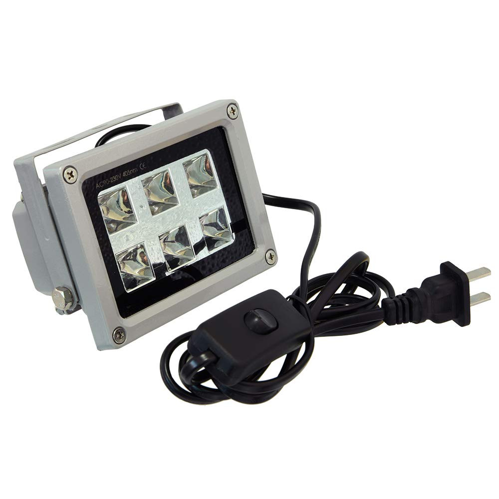 3D Printer UV Resin Curing Light for SLA DLP 3D Printer Solidify Photosensitive Resin 405nm UV Resin Affect with 60W Output Affect, DIY Curing Enclosue US Plug