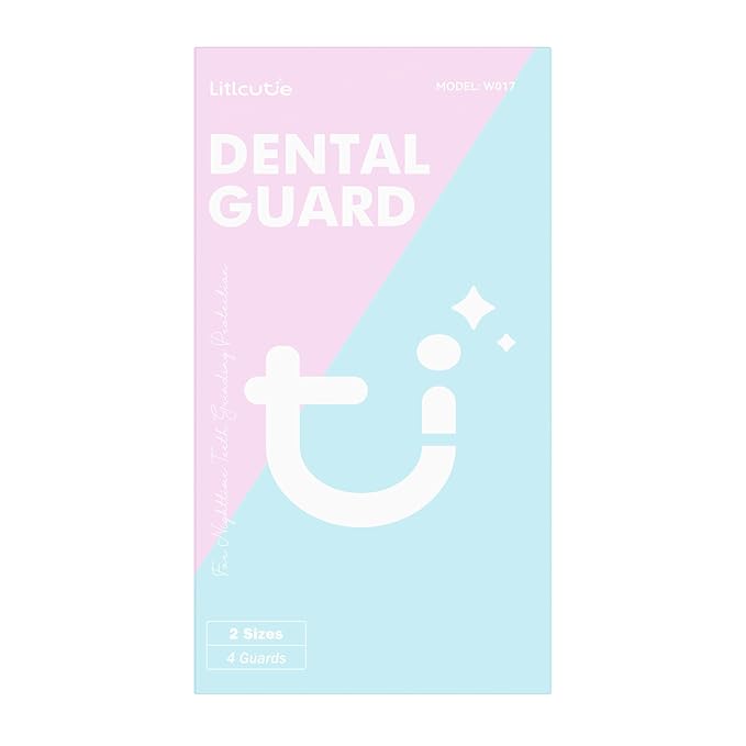 Mouth Guard for Grinding Teeth at Night, 2 Color Night Guards for Teeth Grinding, Reusable Teeth Grinding Mouth Guard for Sleep, Mouthguards for Grinding of Teeth, 4 Pcs/2 Sizes
