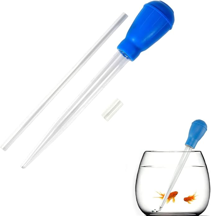 Fish Tank Cleaning Tools,Mini Manual Aquarium Dropper for Fish Tank(45cm)