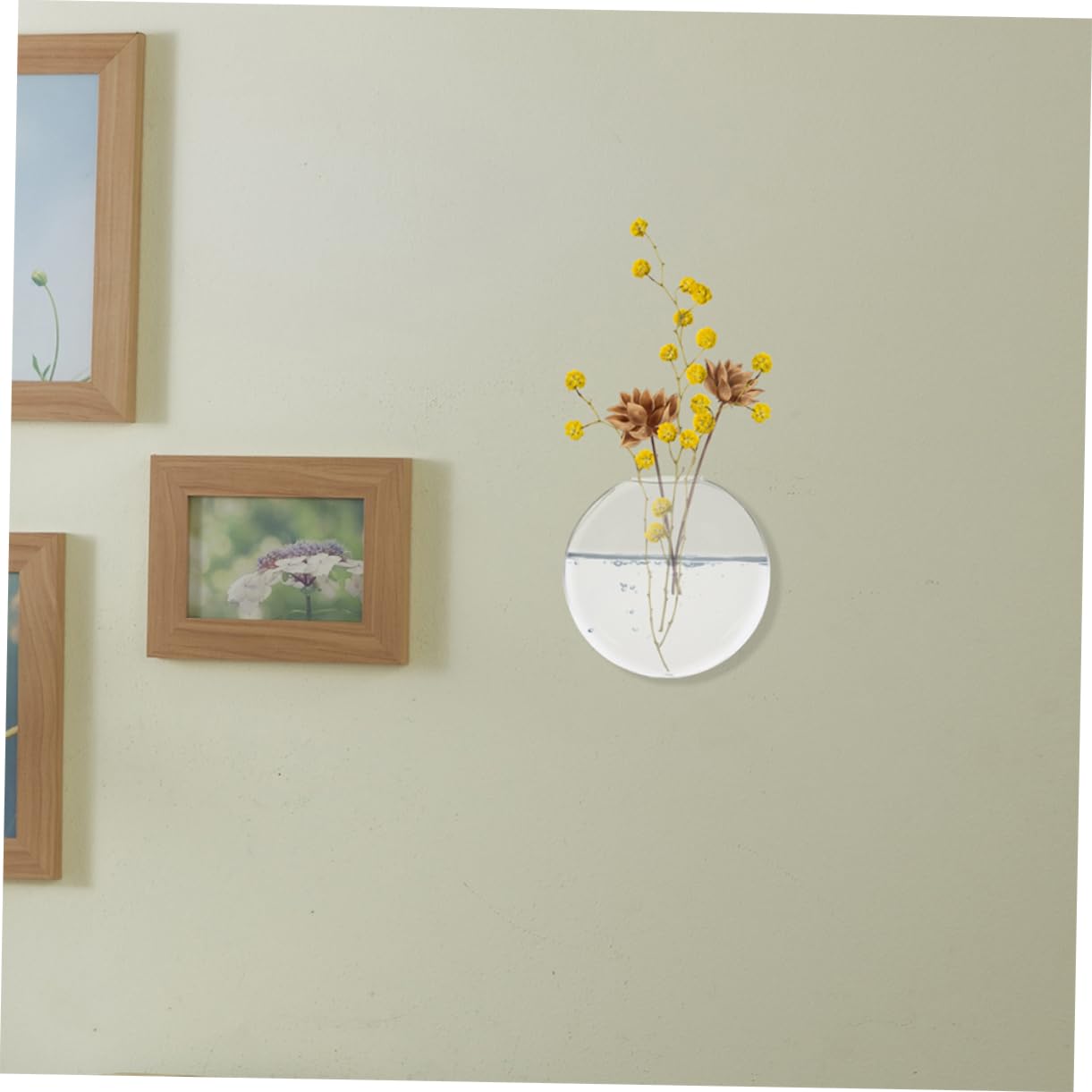 PRETYZOOM Hanging Hydroponic Glass Vase for Indoor Plants Wall Planter Terrarium Bottle Decorative Wall Holder for Home and Balcony Decor 4pcs Set