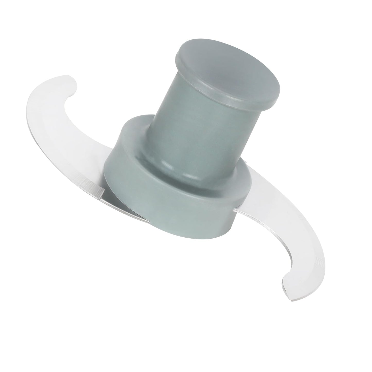 27055 S Smooth Blade Compatible with robot coupe Commercial Food Processor, Replacement for R201, R2, R2A, R2N, R2B, R2U, Stainless Steel Blade with Pitch, 1 Year Warranty