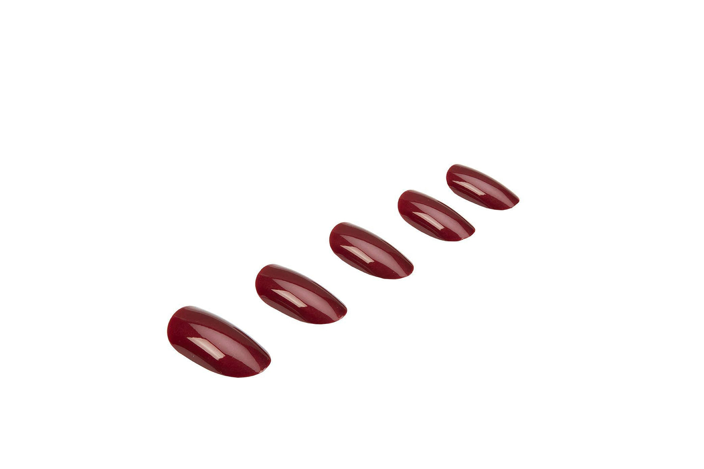Ardell Nail Addict Artificial Nail Set, Sip of Wine 24-Pc, Medium, Almond-Shape, DIY Press-On Nails, Quick and Safe, with Glue, Cuticle Stick and Nail File (Pack of 2)