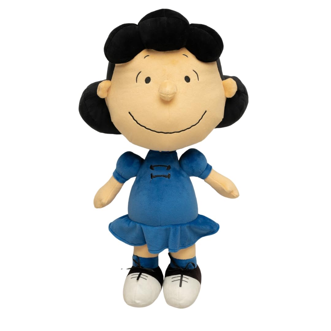 Peanuts Lucy Bedding Super Soft Plush Decorative Throw Cuddle Pillow, (Officially Licensed Product) By Franco Collectibles