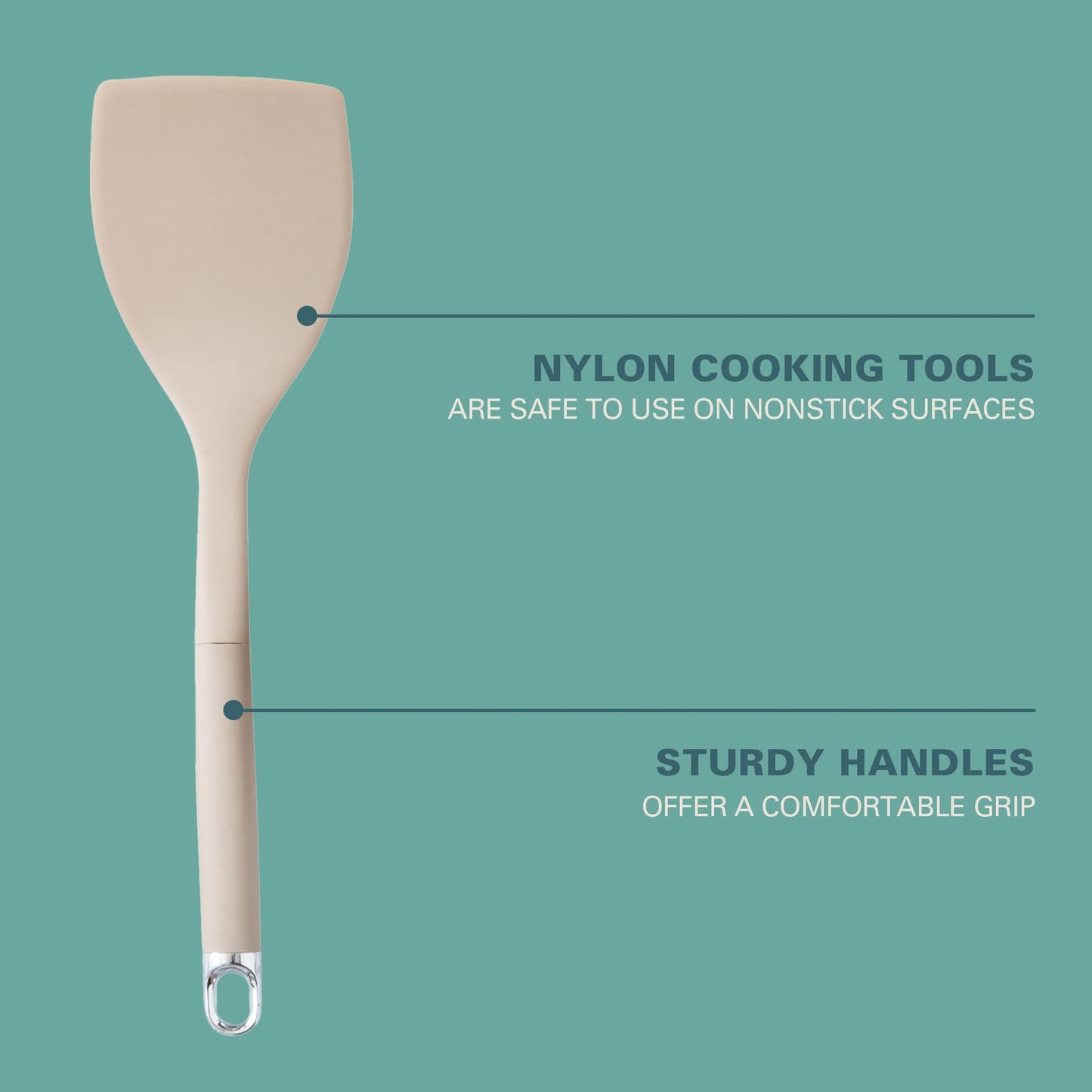 Gibson Home 20-Piece Kitchen Gadget & Tool Set – Nylon Cooking Utensils Spatulas, Ladle, Skimmer, Serving Spoons, Measuring Cups & Spoons, Can Opener, Peeler, Ice Cream Scoop & More