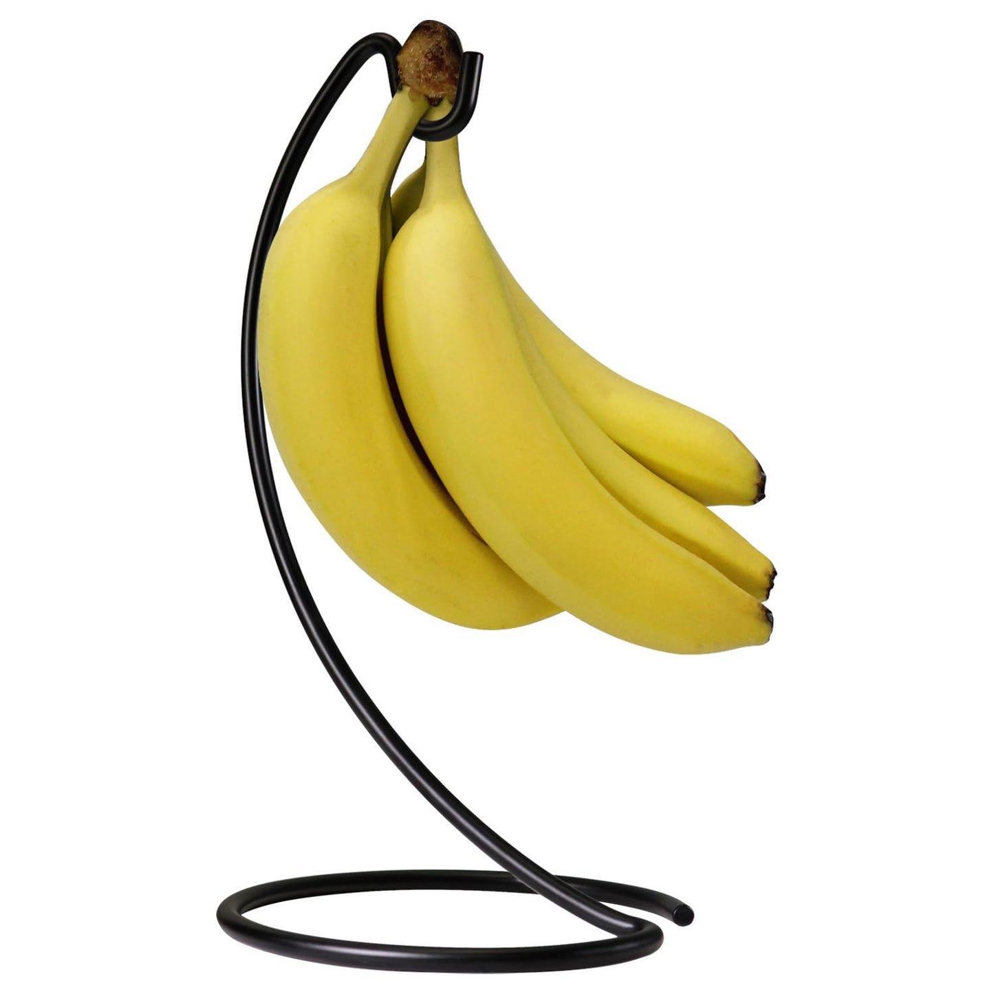 Blue Donuts Banana Hanger Modern Banana Holder Tree Stand Hook for Kitchen Countertop, Kitchen Accessories, Black Banana Stand